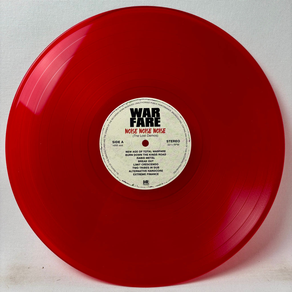 Warfare / Noise Noise Noise: The Lost Demos (12" Red vinyl LP, 2015 Ltd. Ed., Used, EX condition)