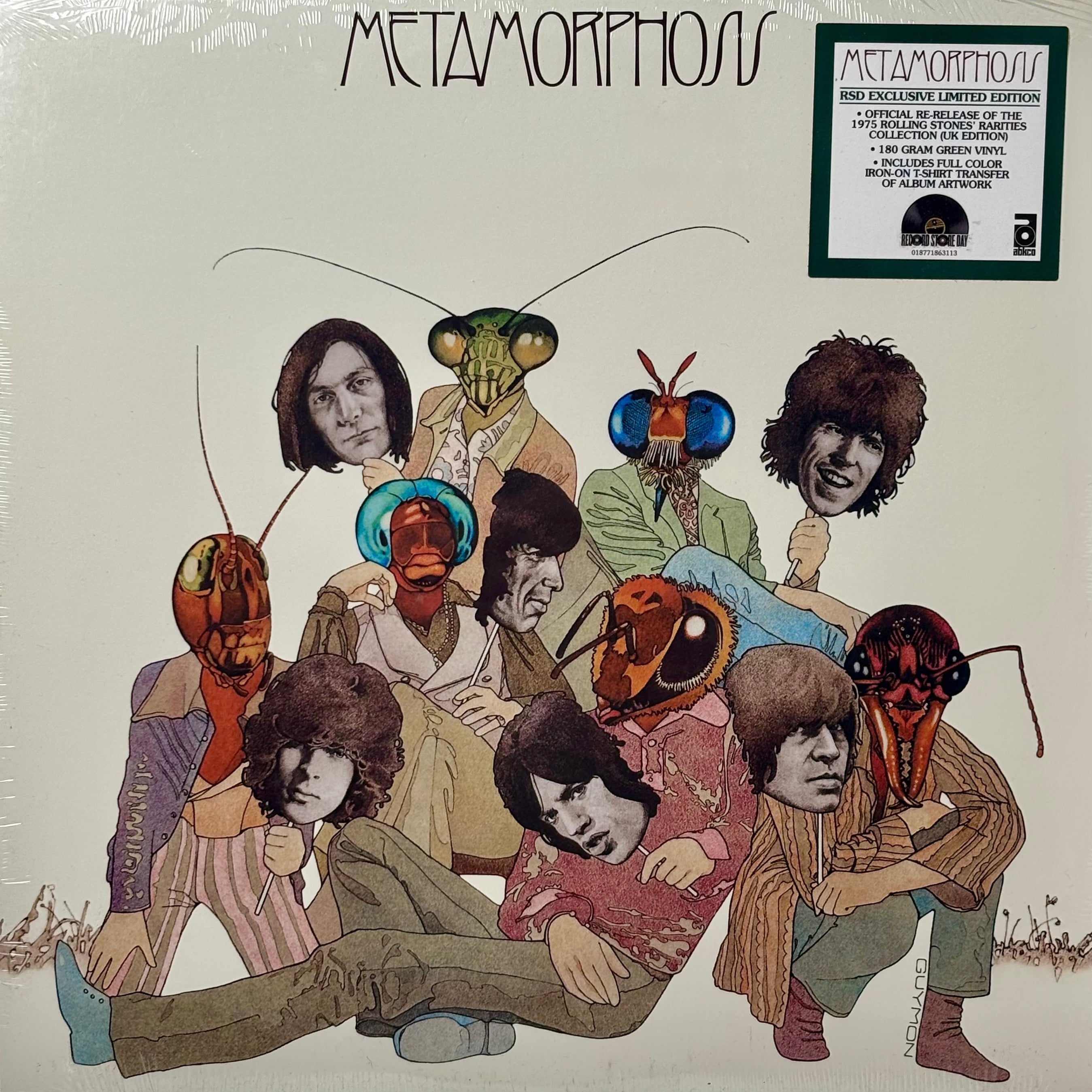Rolling Stones / Metamorphosis (12" vinyl LP, 2020 Ltd. Ed. RSD Reissue, 180g Green vinyl)