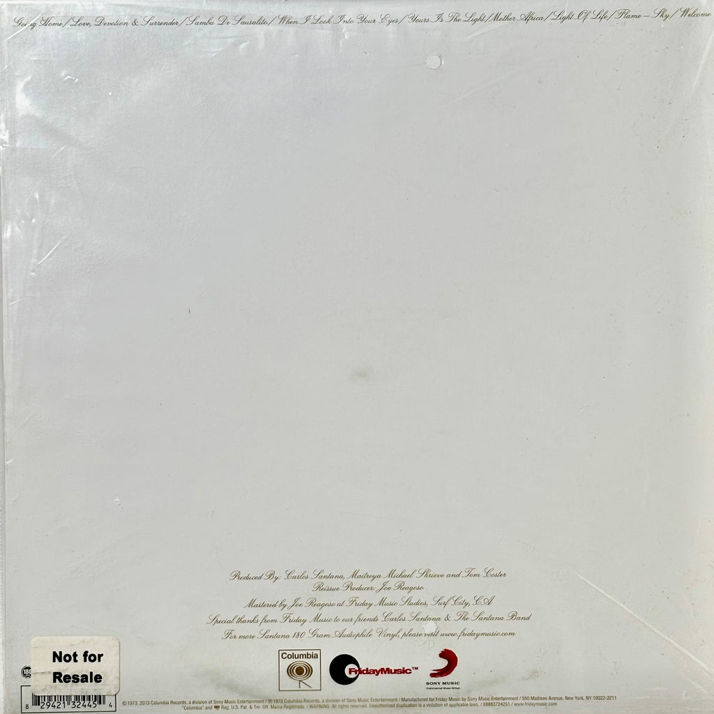 Santana / Welcome (12" vinyl LP, 2013 Ltd. Ed. Remaster Reissue, 180g)