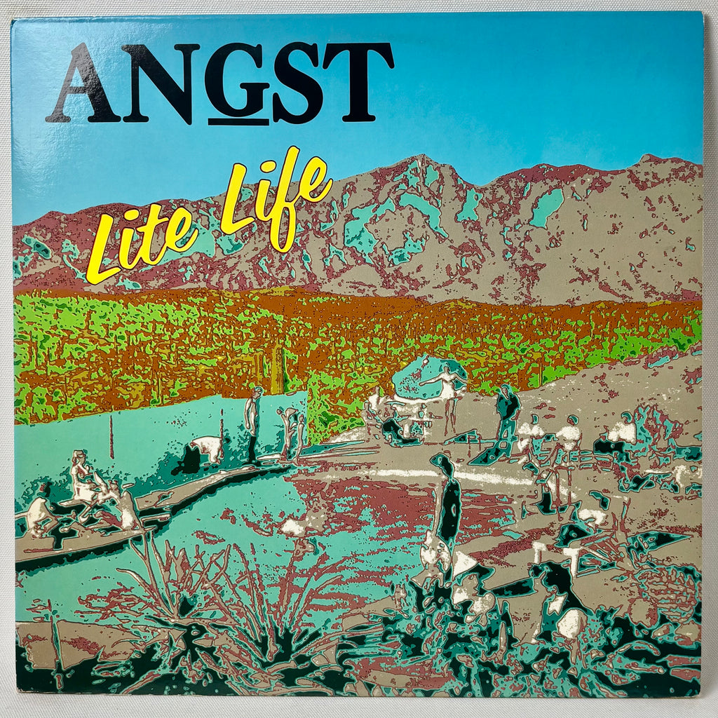 Angst / Lite Life (12" vinyl LP, 1985, Used, NM condition)