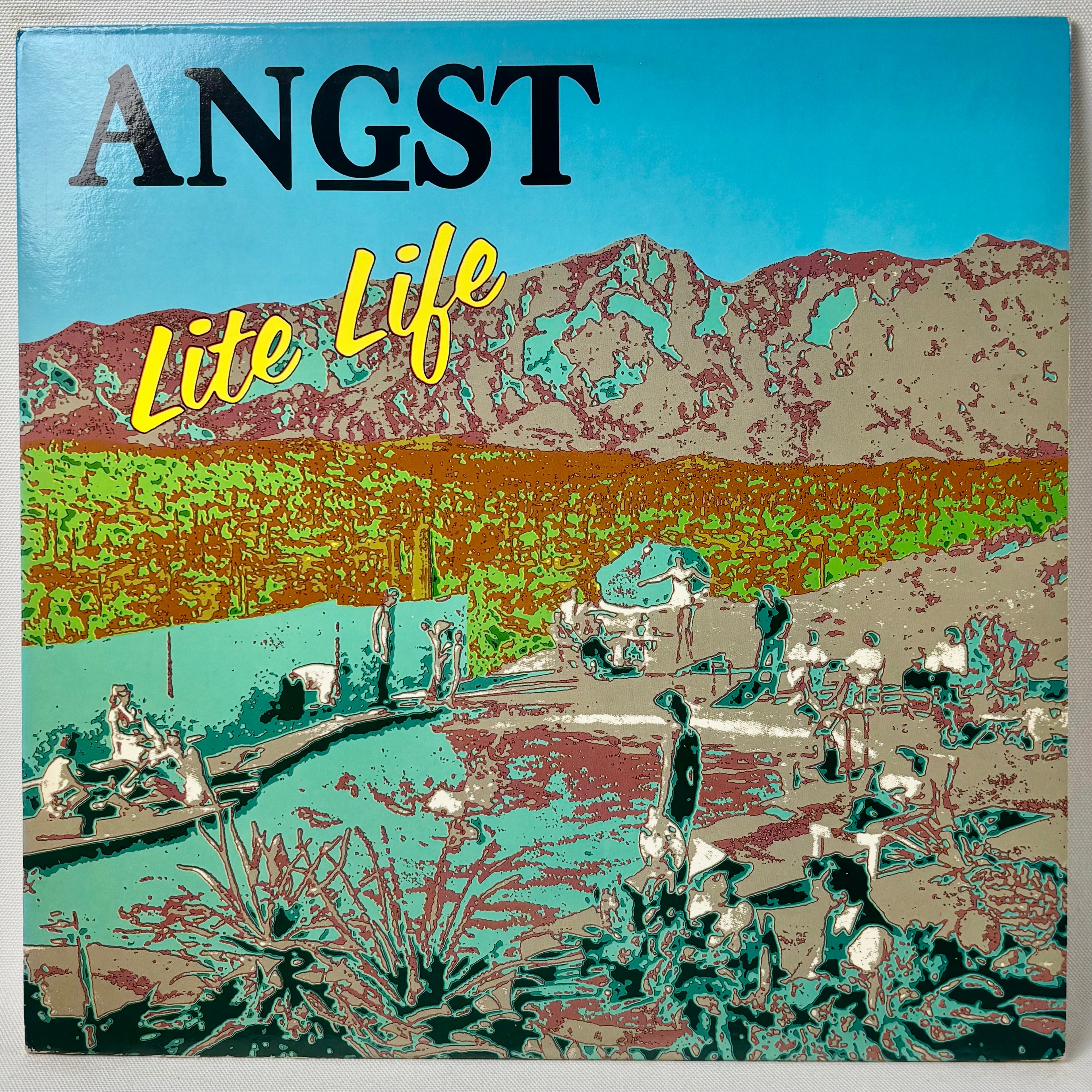Angst / Lite Life (12" vinyl LP, 1985, Used, NM condition)