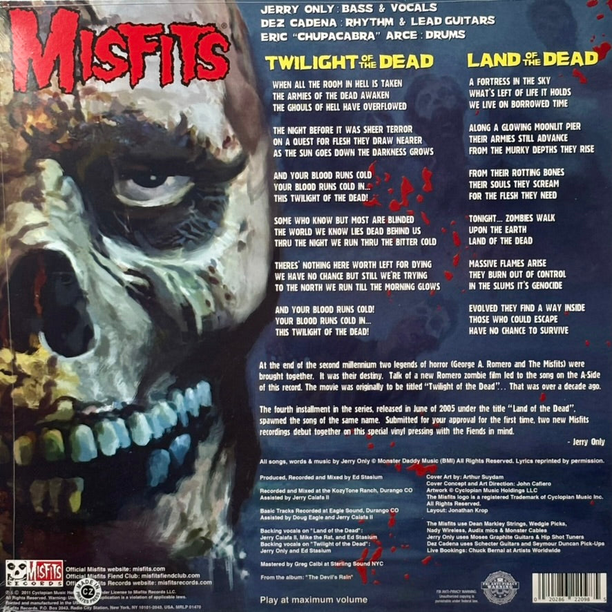 Misfits / Twilight of the Dead (12" vinyl Single, 2021 Reissue)