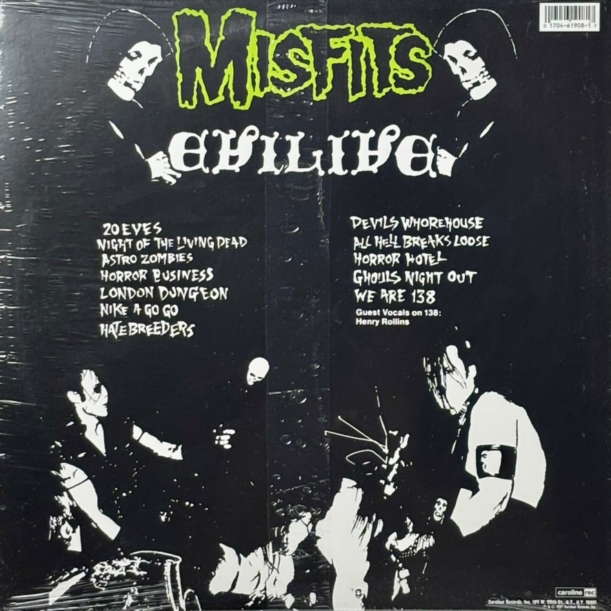 Misfits / Evilive (12" vinyl LP, 2020s Reissue)