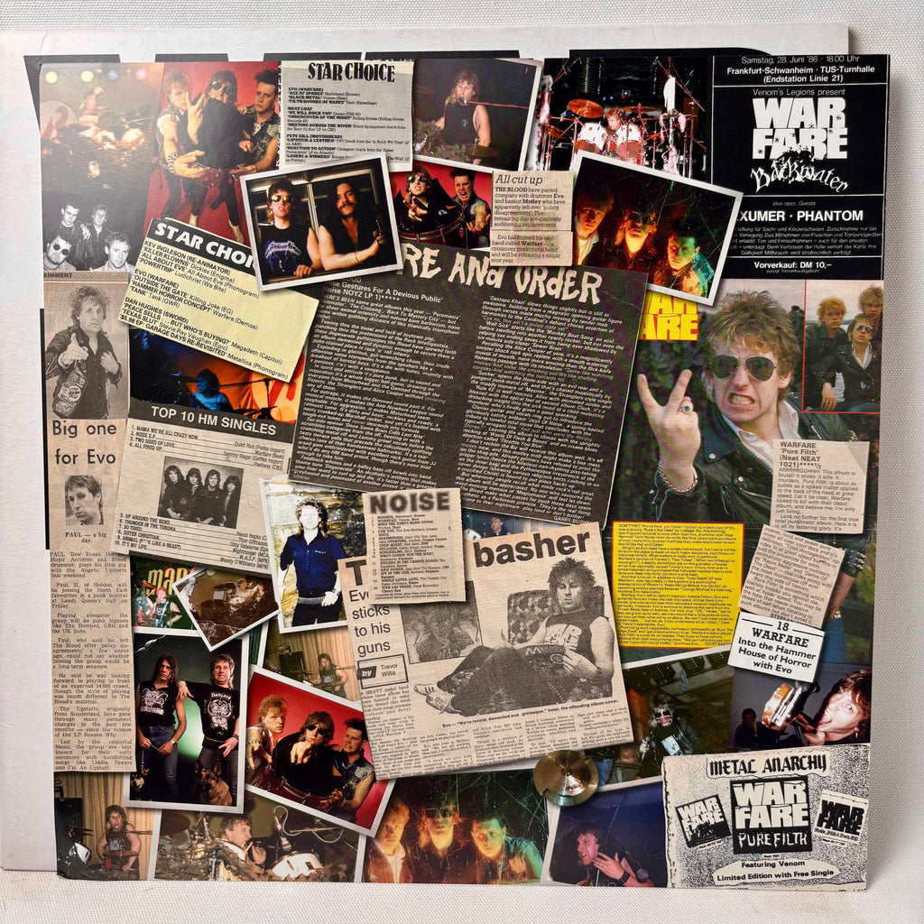 Warfare / Noise Noise Noise: The Lost Demos (12" Red vinyl LP, 2015 Ltd. Ed., Used, EX condition)