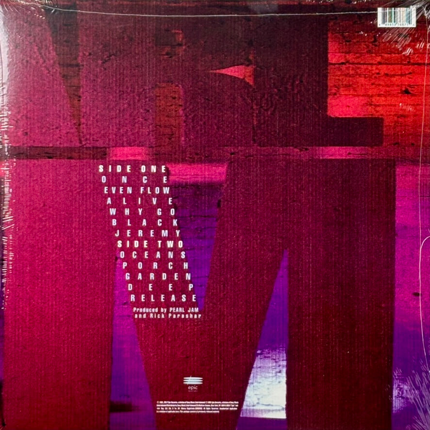 Pearl Jam / Ten (12" vinyl LP, 2017 Reissue)