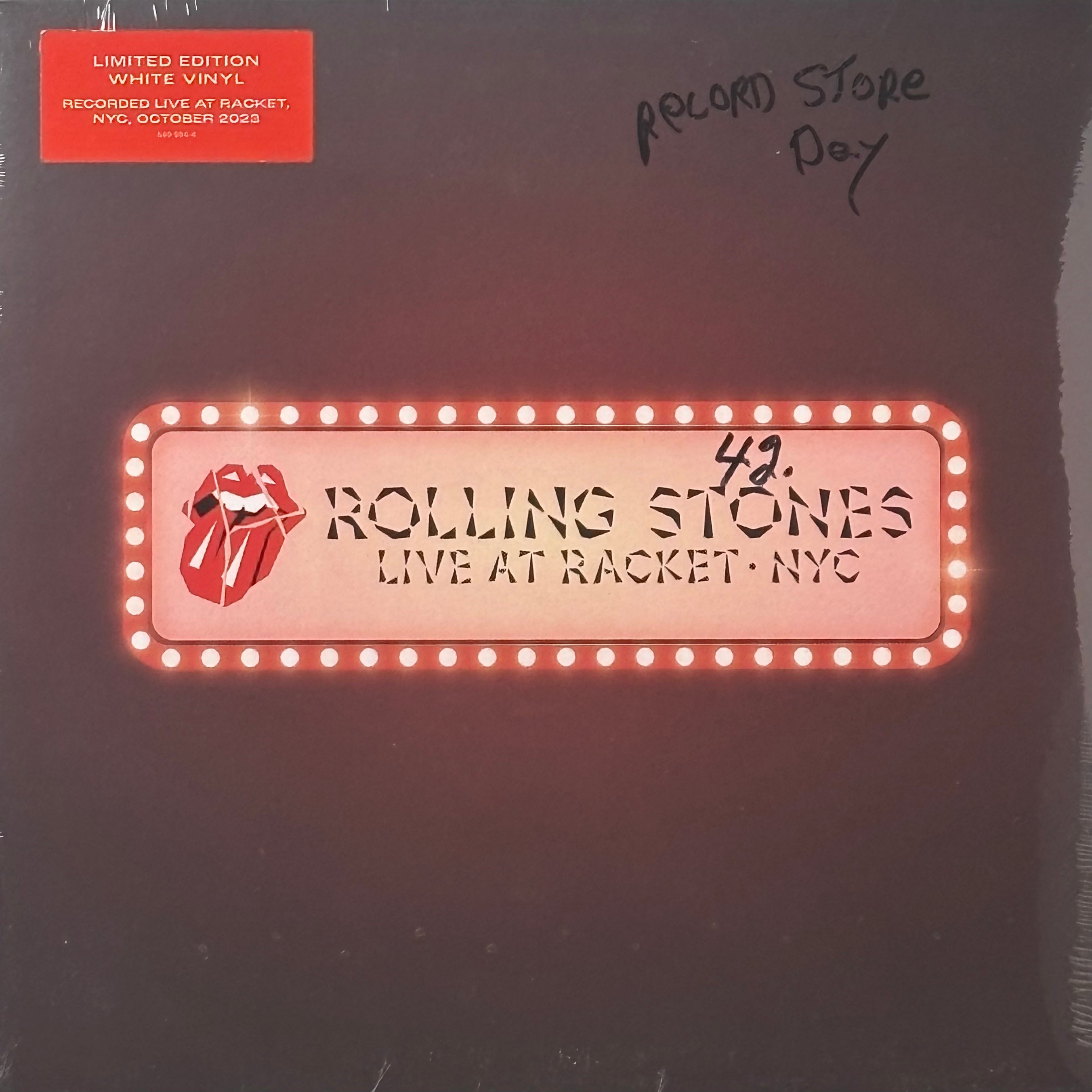 Rolling Stones / Live at Racket, NYC (12" White vinyl LP, 2024 Limited Edition RSD)