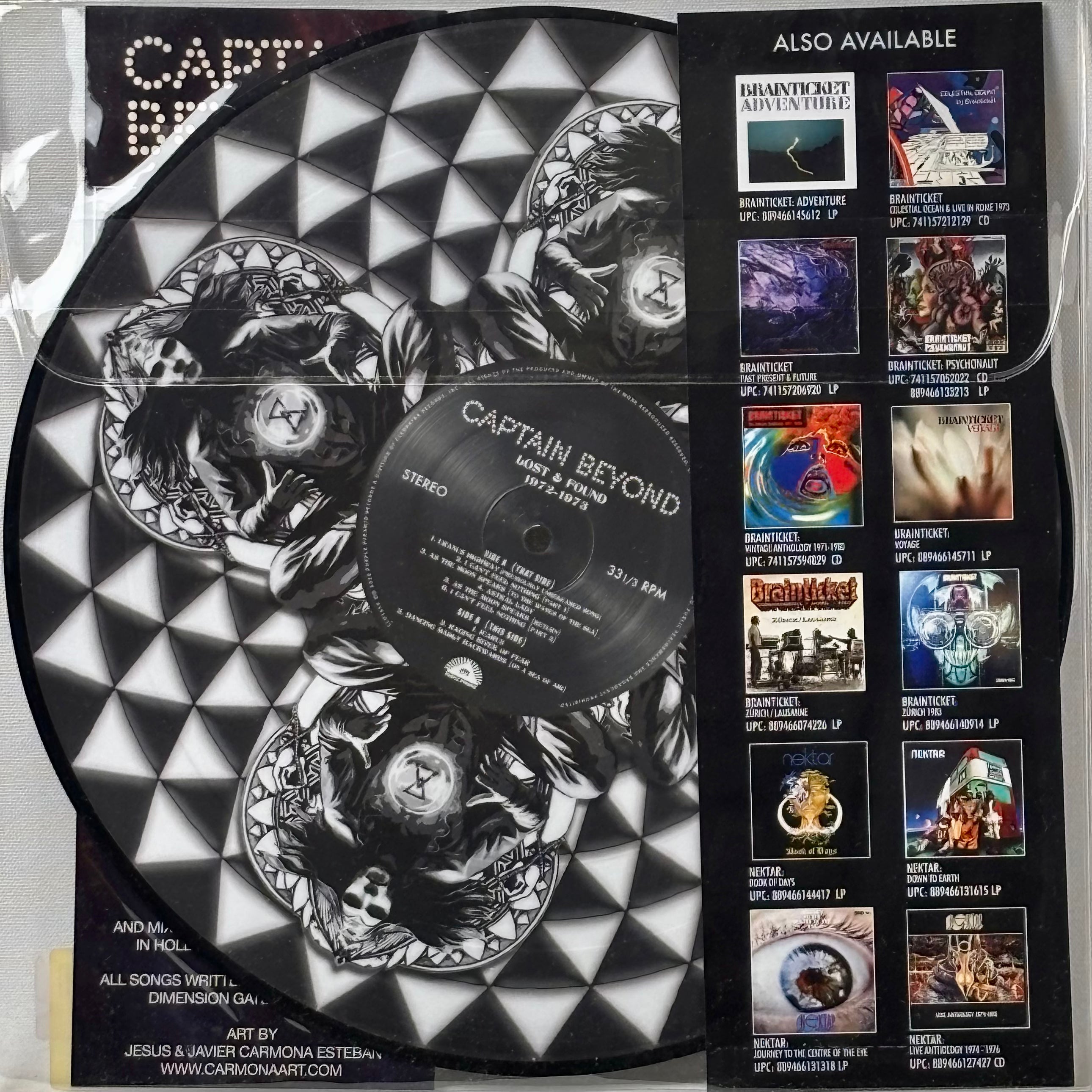 Captain Beyond / Lost & Found: 1972-1973  (12" vinyl LP, 2020 Limited Edition Picture Disc)