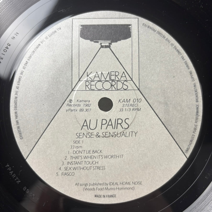 Au Pairs / Sense and Sensuality (12" vinyl LP, 1982, Used, EX condition)