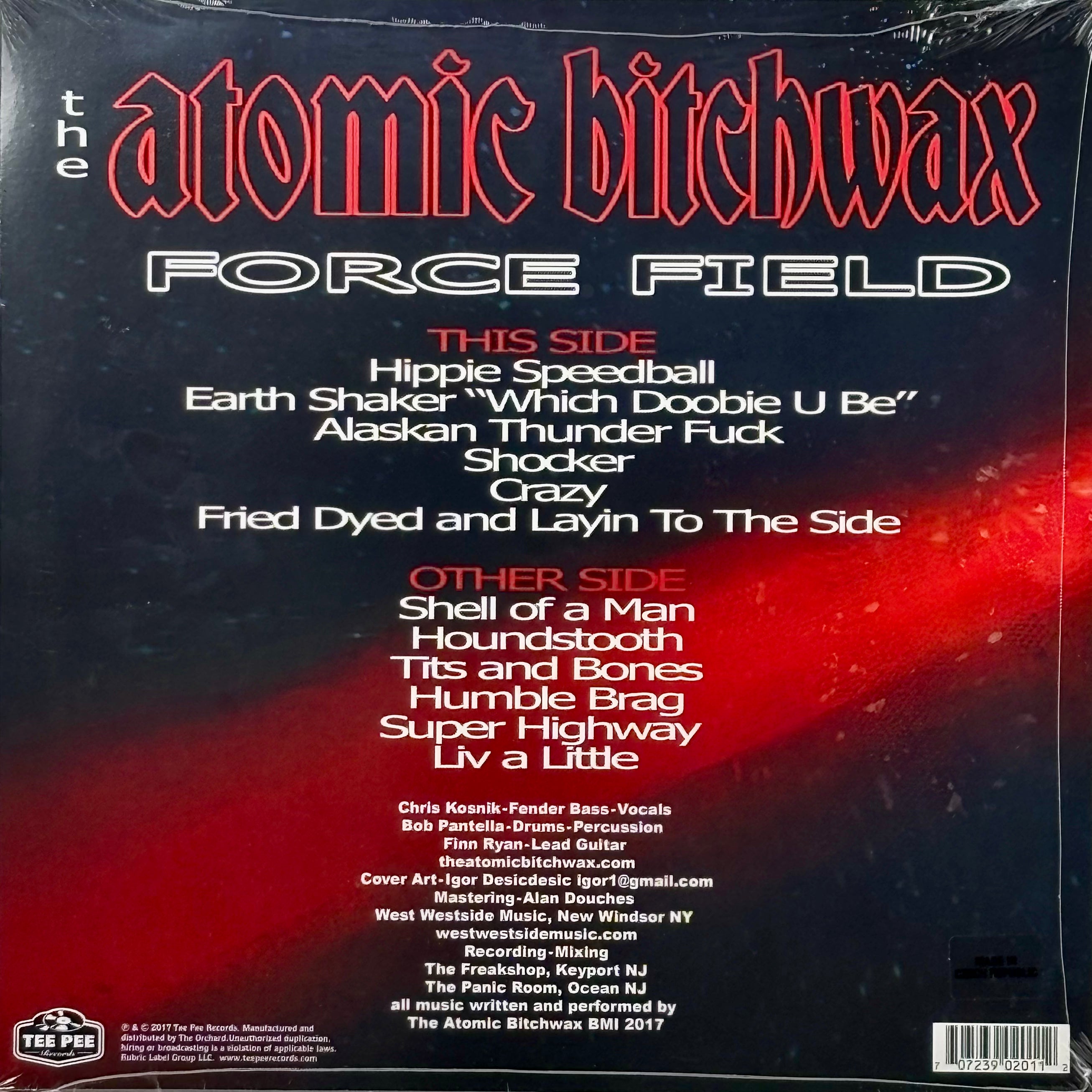 Atomic Bitchwax / Force Field  (12" Clear vinyl LP, 2017)