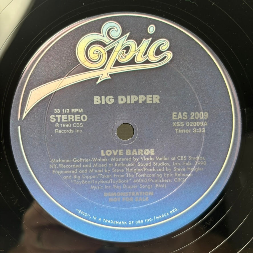Big Dipper / Love Barge (12" vinyl single, 1990, Used, Promo, NM condition)