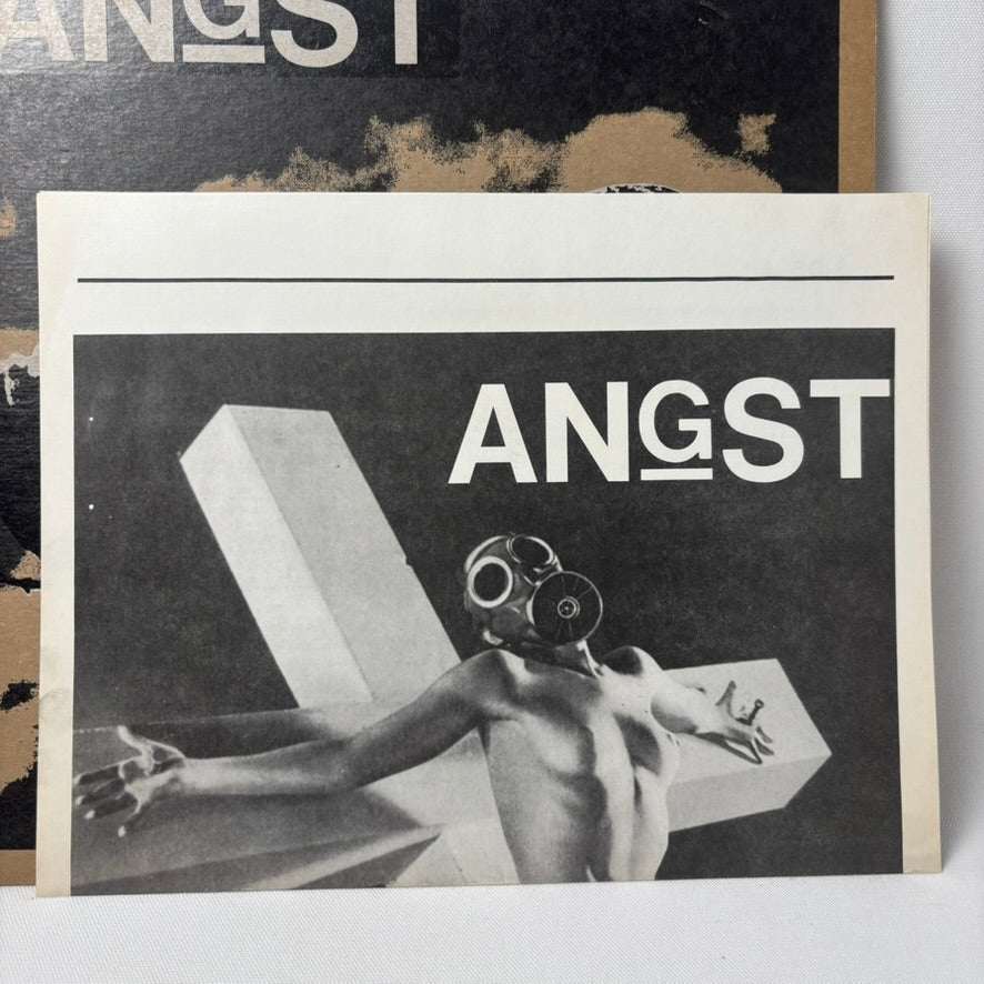 Angst / Angst EP (12" vinyl EP, 45 RPM, 1983, Used, NM condition)