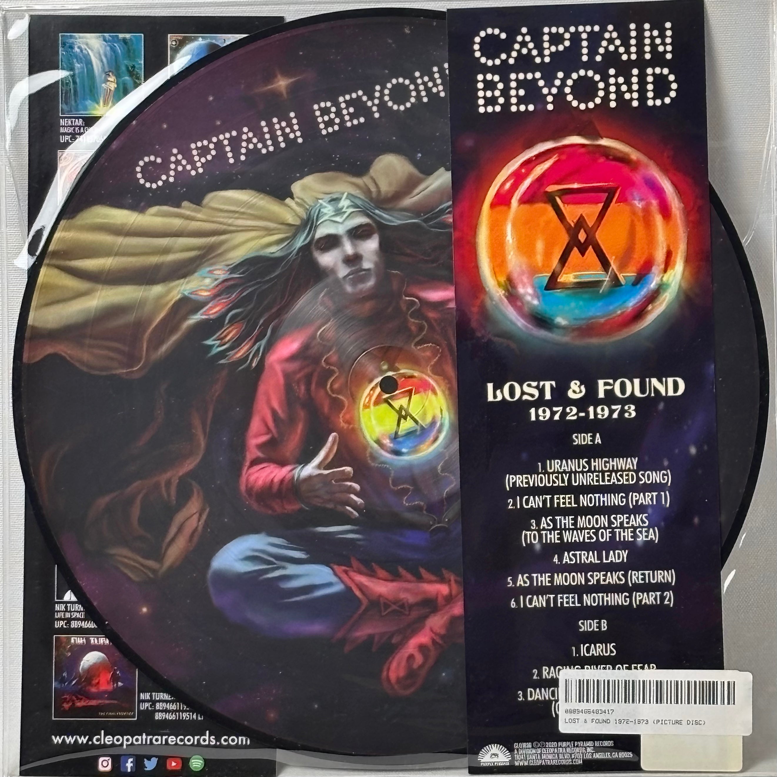 Captain Beyond / Lost & Found: 1972-1973  (12" vinyl LP, 2020 Limited Edition Picture Disc)