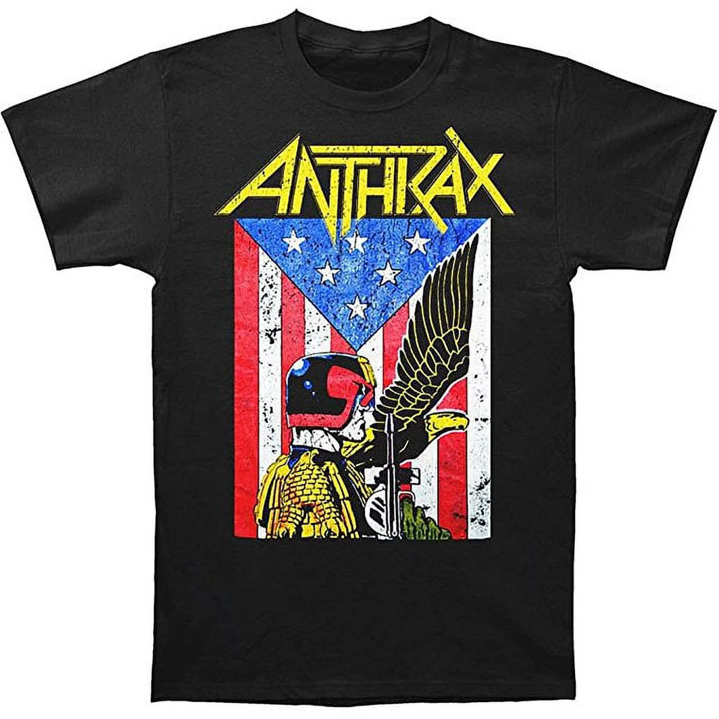 Anthrax I am the Law Judge Dredd Mens T-shirt